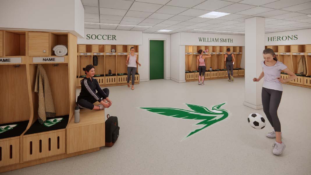 William Smith Soccer Team Room