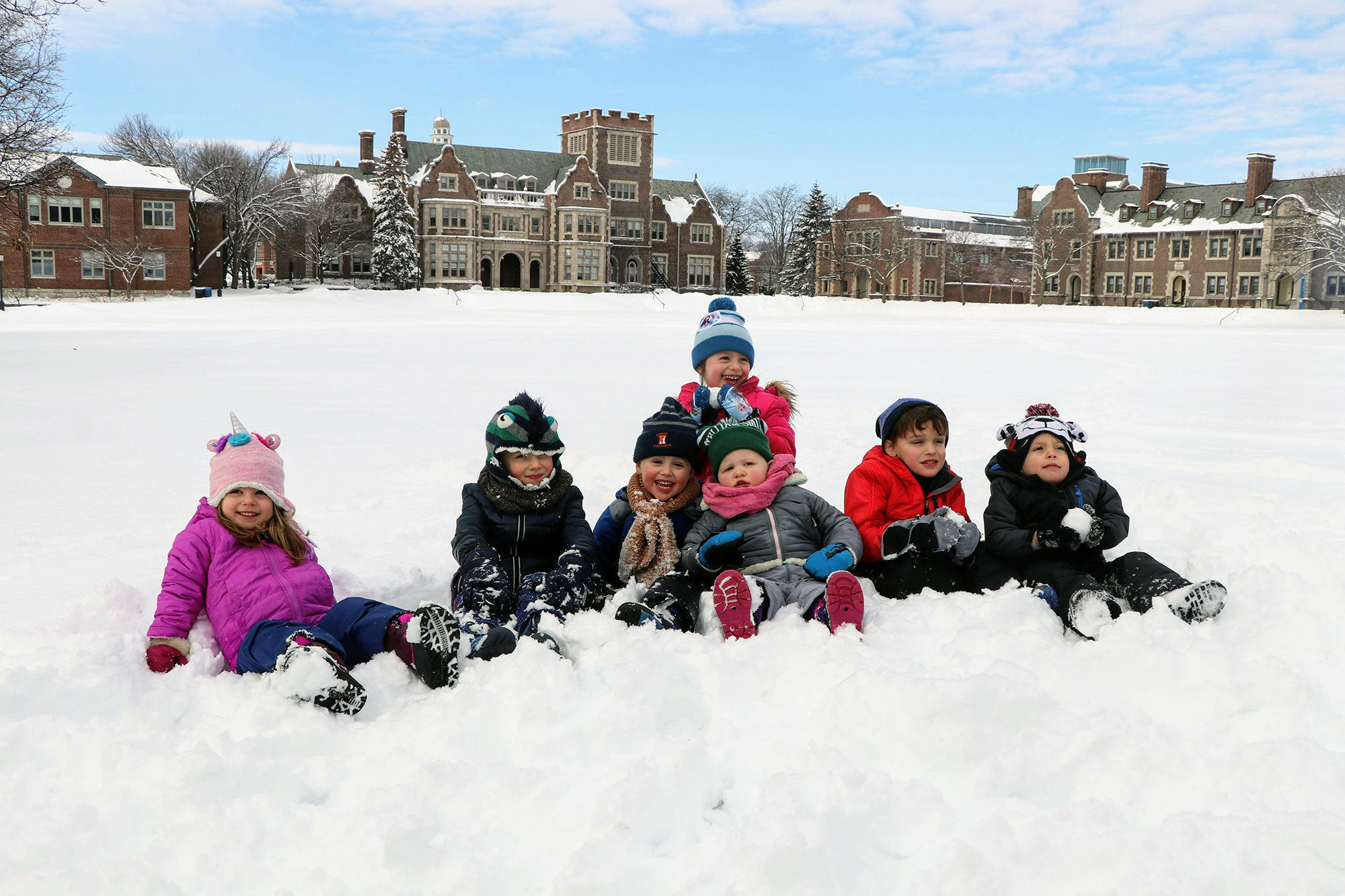 Children of HWS Coaches in Snow