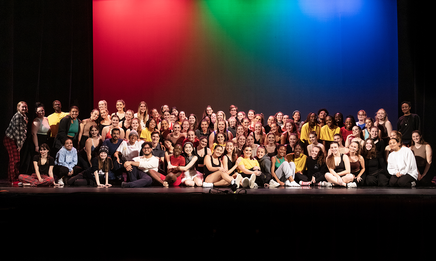 Dance concert group photo