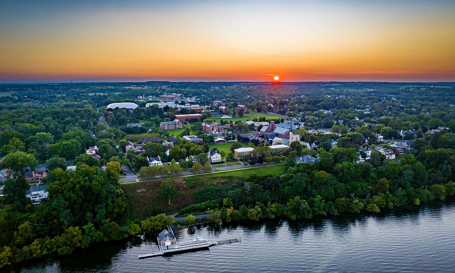 In This Week in Photos, we feature some of our favorite shots of campus from the past academic year. Here, the sun sets before the beginning of Orientation in August 2023. 