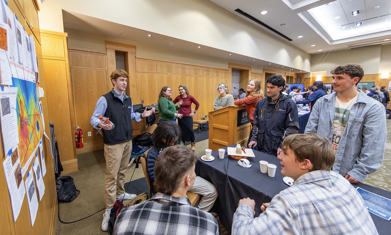 Charlie Hamilton ’29 talks about what he learned during “Mars!” with Professor of Geoscience Nan Crystal Arens. 