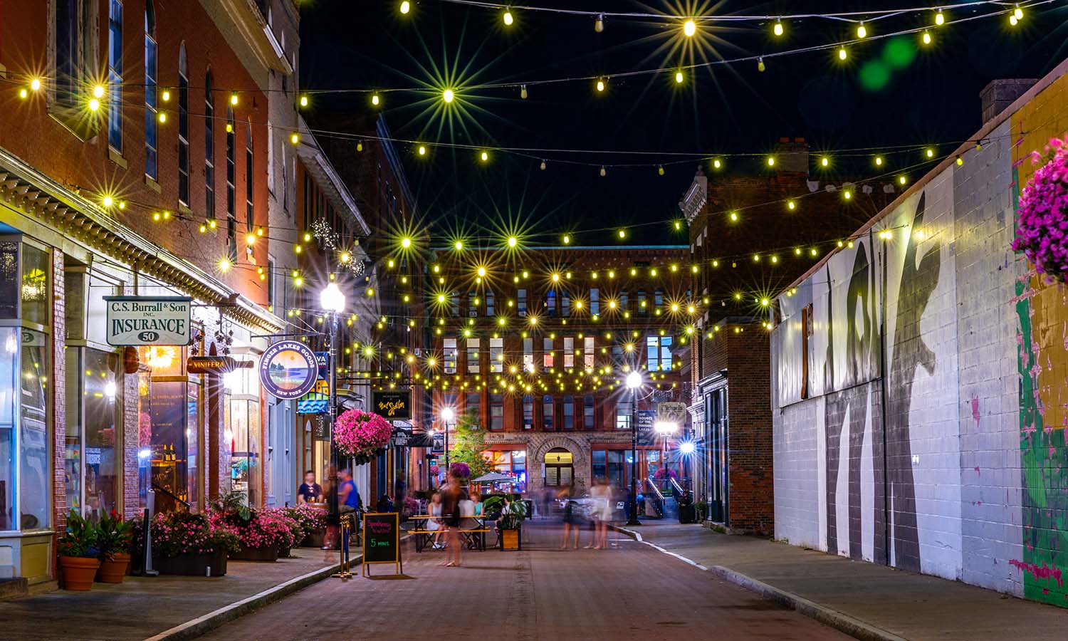 Linden Street in downtown Geneva. 