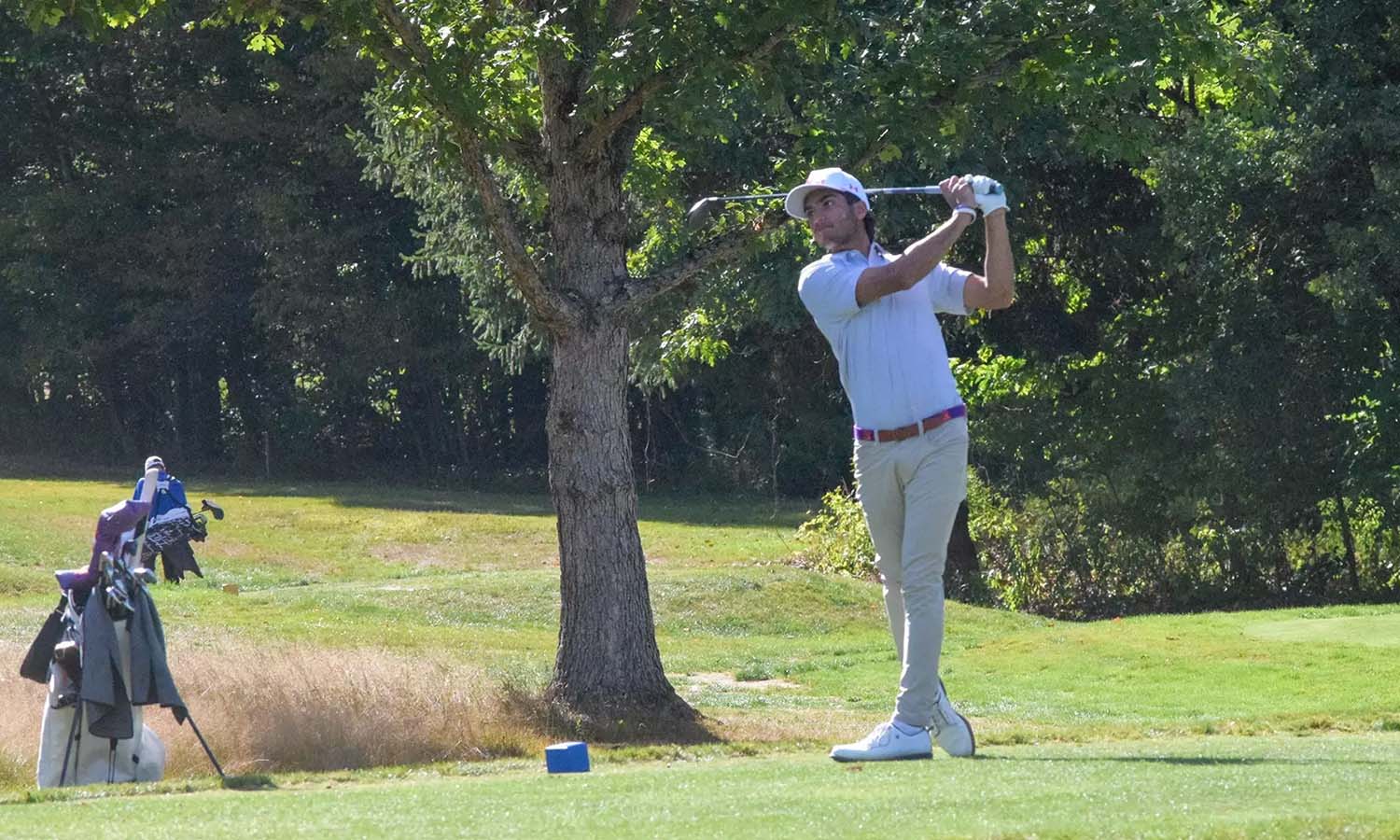 Aman Dhiman’s ’29 4th place finish at the Liberty League Championship helped lead the Hobart golf team to a third place finish. He was named Rookie of the Year. 