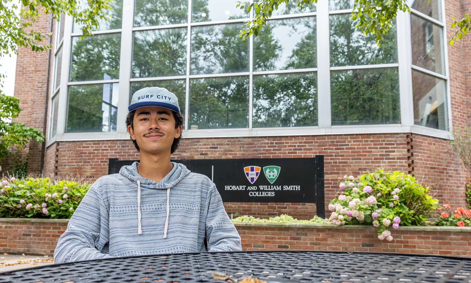 Caio Paiva ’29, Student Vice President for Marketing at the HWS Store, is looking forward to renovations that will add a new community space where student clubs can host events and students can gather. 