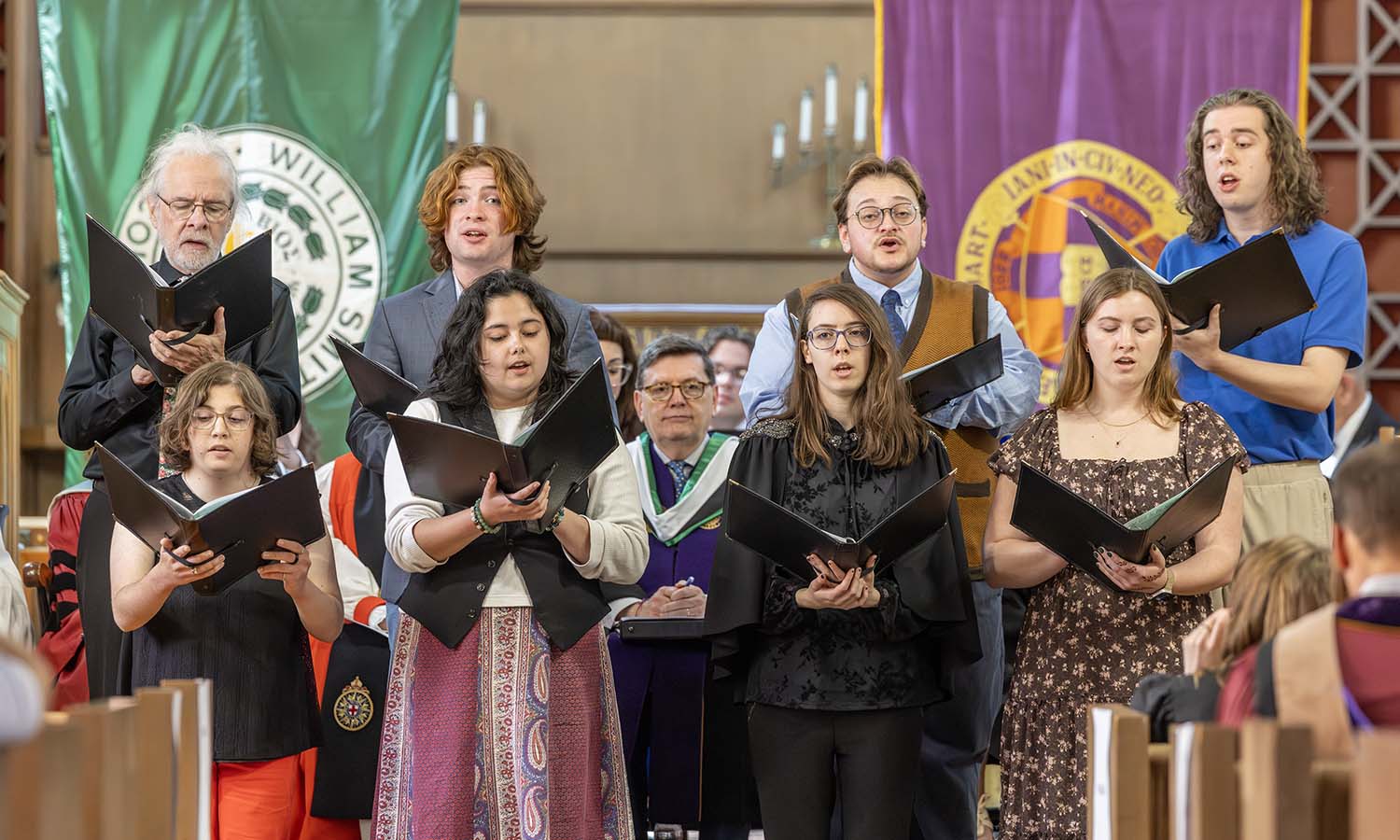 Colleges Chorale at Baccalaureate