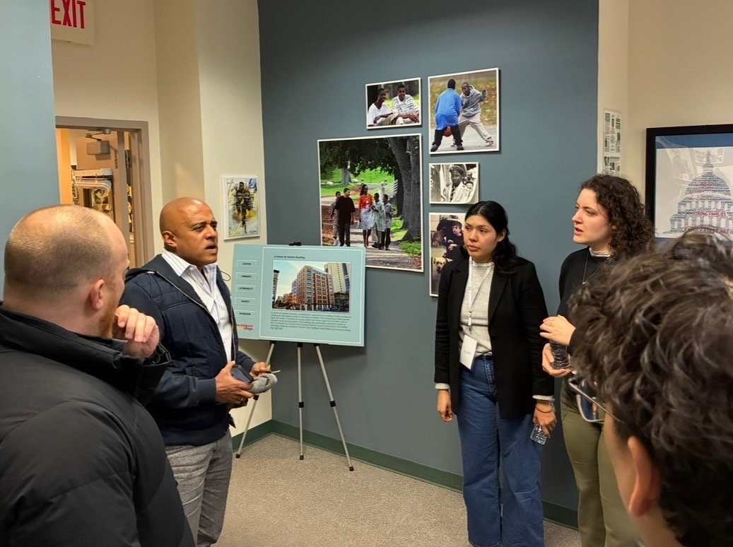 Students hear from Jeremy Christopher Kohomban, Ph.D., President and CEO of the Children’s Village in Dobbs Ferry, which is celebrating its 175th anniversary.