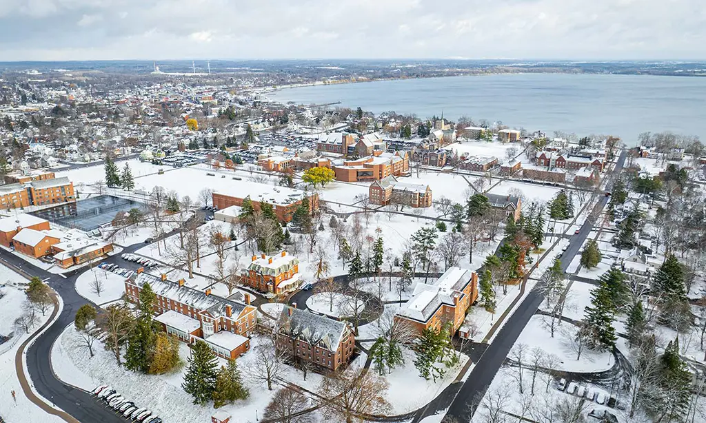winter aerial