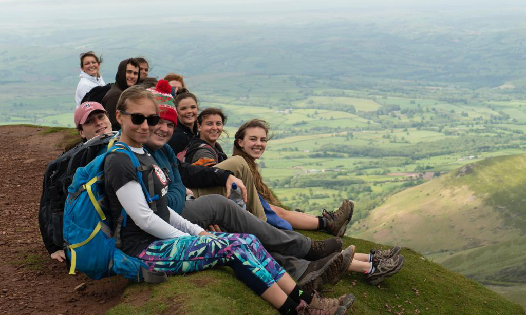 Students studying abroad in Wales
