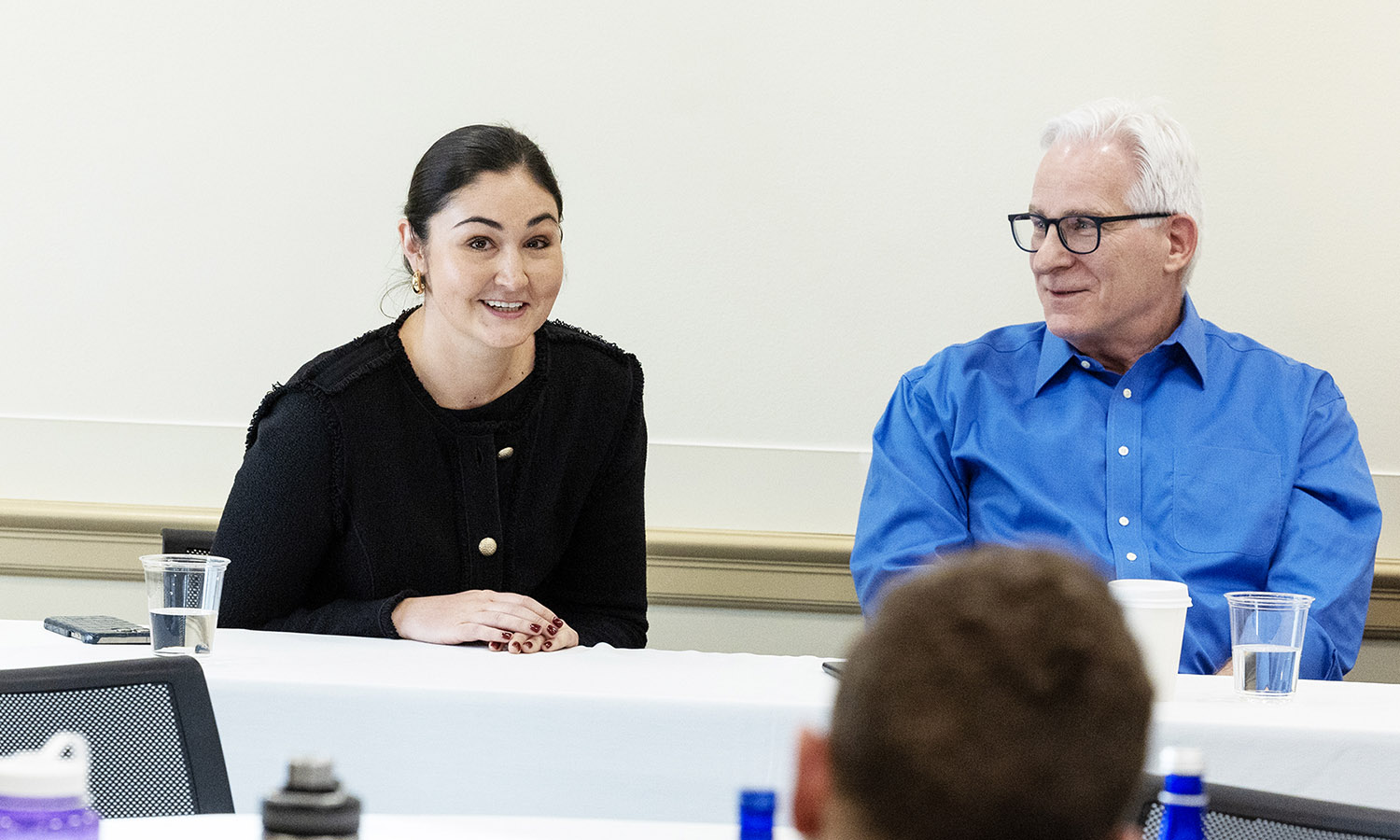 Piper DeLo ’20, Associate, Forward Risk, Forward Global joins John Sipher ’83, P'19, Non-Resident Senior Fellow at Atlantic Council and Founder of Spycraft Entertainment as part of a panel discussing Homeland Security careers.